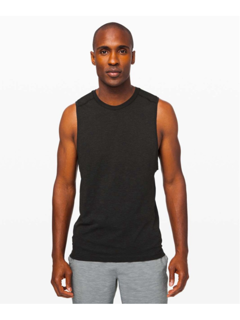 lululemon athletica Men's Black Tank Top